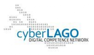 Zu sehen ist das cyberLAGO digital competence network Logo