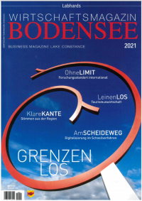 Deckblatt Wirtschaftsmagazin Bodensee 2021