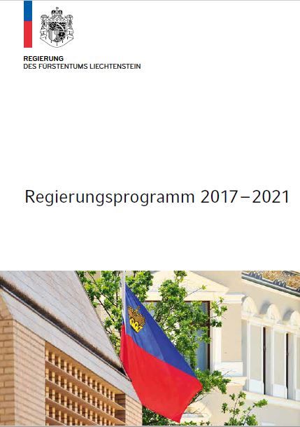 Regierungsprogramm 2017- 2021 Lichtenstein