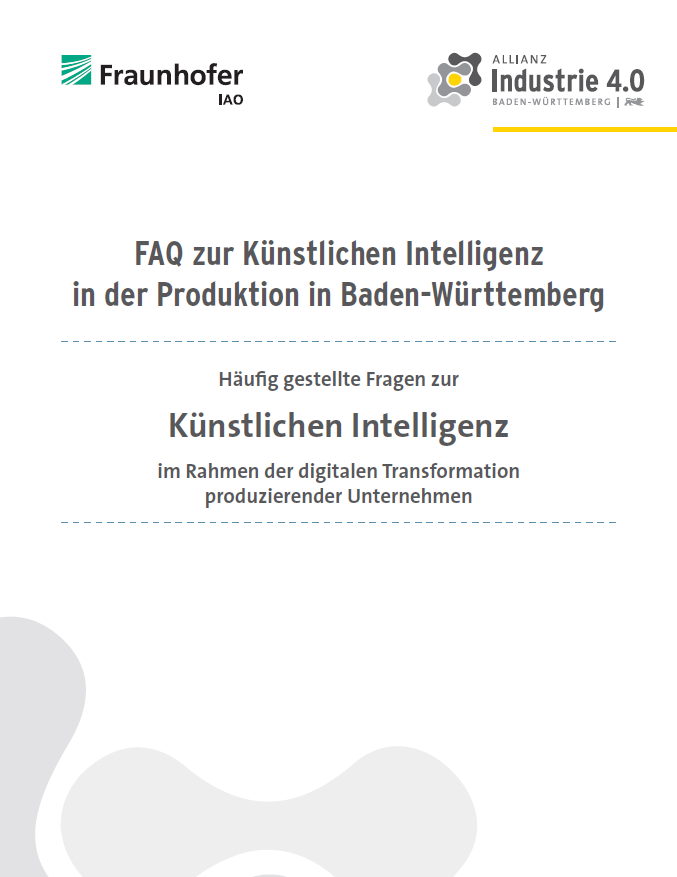 FAQ zur Künstlichen Intelligenz in der Produktion in Baden-Württemberg
