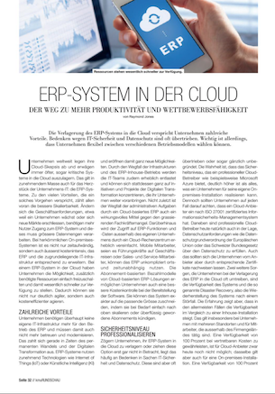 ERP-System in der Cloud
