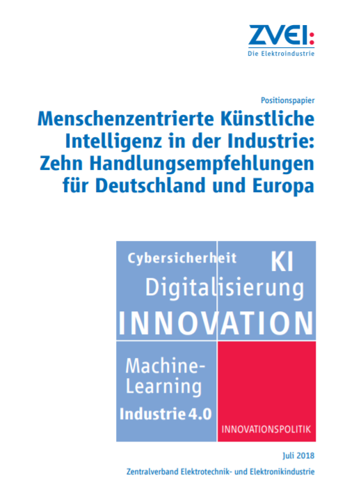 Menschenzentrierte Künstliche Intelligenz in der Industrie: Zehn Handlungsempfehlungen für Deutschland und Europa