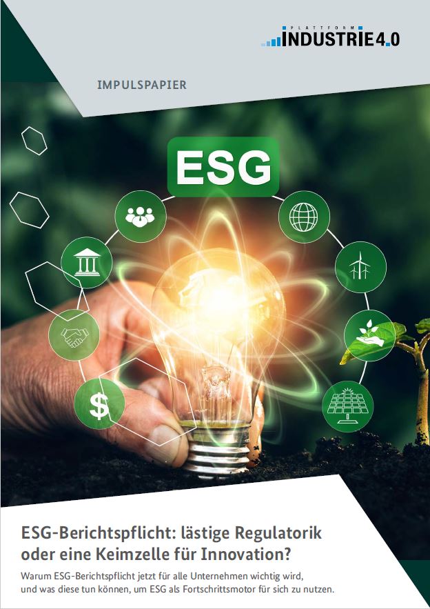 ESG-Berichtspflicht: lästige Regulatorik oder eine Keimzelle für Innovation?