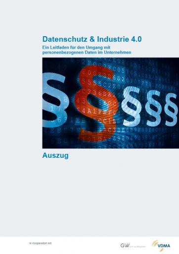 Leitfaden Datenschutz & Industrie 4.0